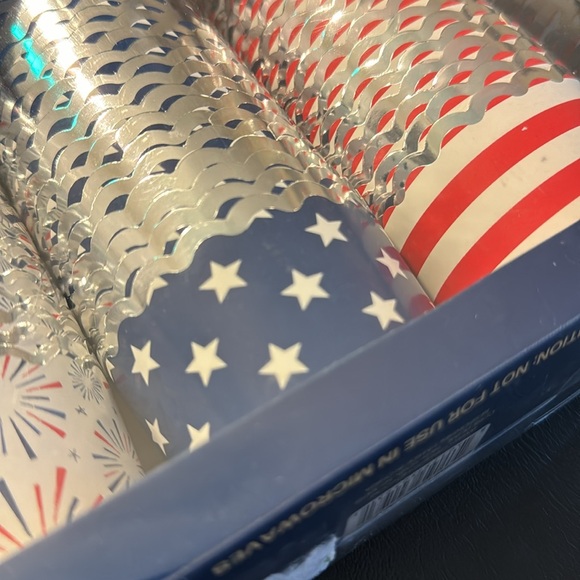 🆕 Patriotic 4th of July Cupcake Dessert Liners - American Americana Baking Cups - Picture 4 of 8
